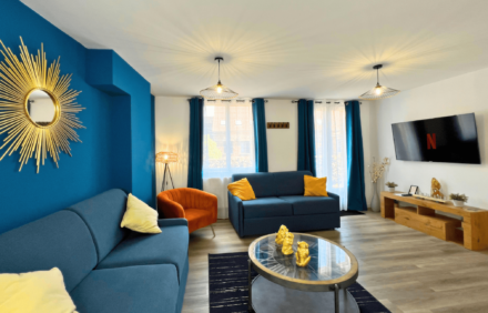 Appartement T3 – Le Spacieux (Lits simples)