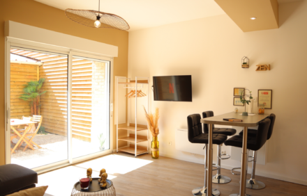 Appartement T2 terrasse – Le Moment Bien-Être (avec balnéo)